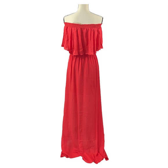 NWT Show Me Your Mumu Hacienda Red Maxi Dress - Picture 6 of 12